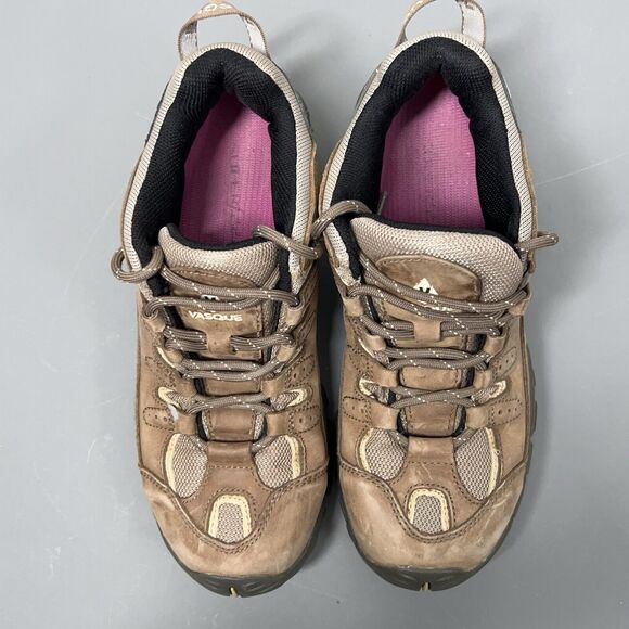 Vasque Womens Shoes Brown 8.5 M Leather Mantra Comfort Hiking Trail Sneakers - Picture 2 of 10